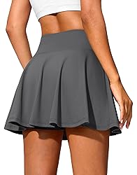 SANTINY 14" Tennis Skirt Golf Skorts with Pockets