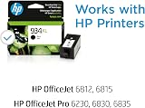 HP C2P23AE 934XL High Yield Black Original Ink Cartridge 1000 Pages view 2