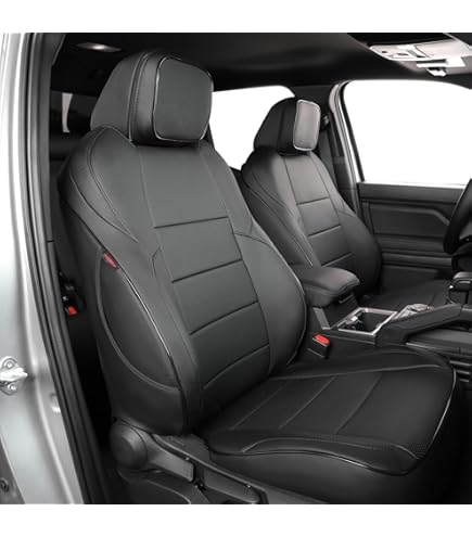 Tacoma 2024 FREESOO Custom Fit Leather Tacoma Seat Covers Full Set