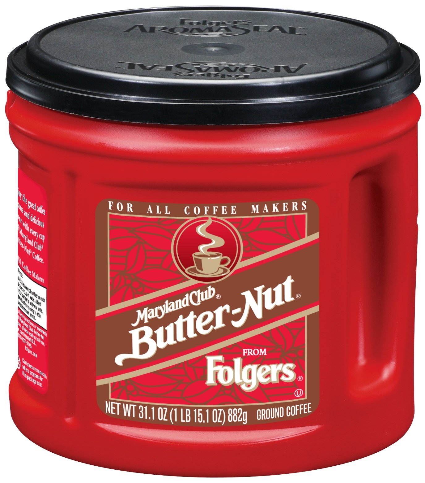 Folgers Flavors Hazelnut Ground Coffee, 11.5Ounce Tubs