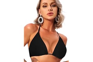 Navneet Halter String Triangle Bikini Top for Women Sexy Brazilian Swimsuit Bathing Suit Swim Top