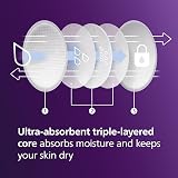 Philips Avent Disposable Breast Pads 100 Count Triple Layer Absorbent Core view 2