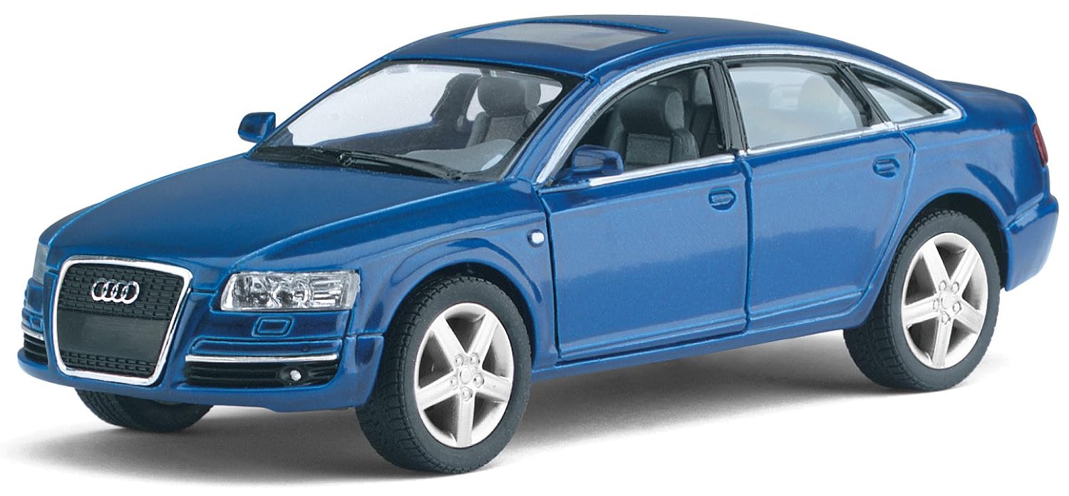 Buy Kinsmart Audi A6 Blue 5303d 1 38 Scale Diecast Model Toy Car Online At Low Prices In India Amazon In