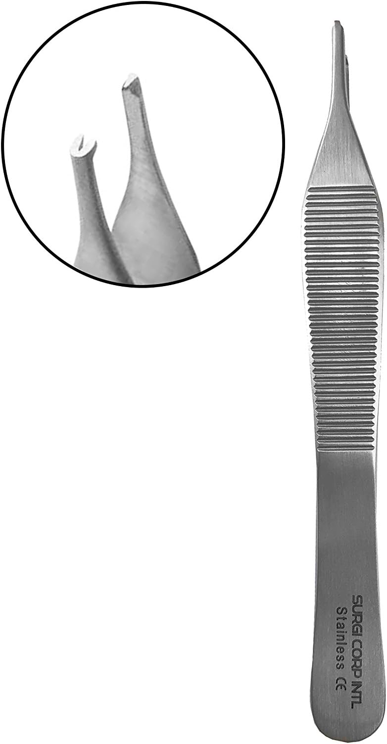 ADSON Toothed Forceps 12CM CE Marked Stainless Steel