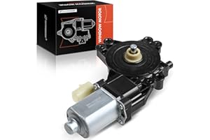 A-Premium Rear Left Power Window Lift Motor Compatible with Jeep Compass, Patriot 2007-2017 & Dodge Caliber 2007-2012, Driver Side, 2 Pins Only, Replace# 5179963AA