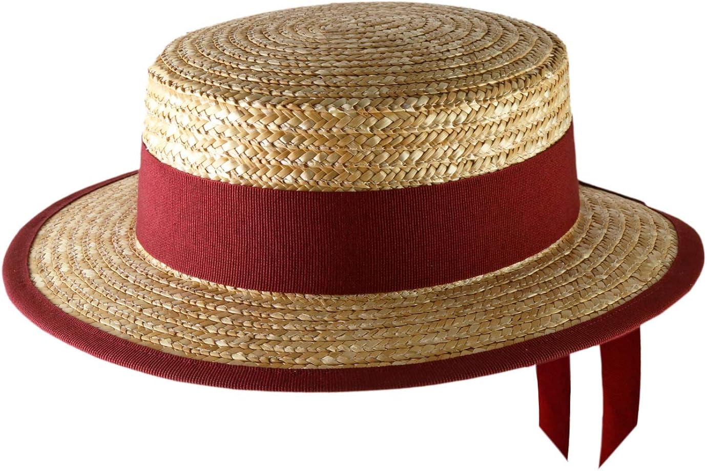 Classic Italy Gondolier Boater Hat Gondolier Straw Size 53 cm 88