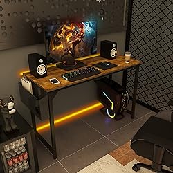 Sweetcrispy Computer Small Office Desk 40 Inch