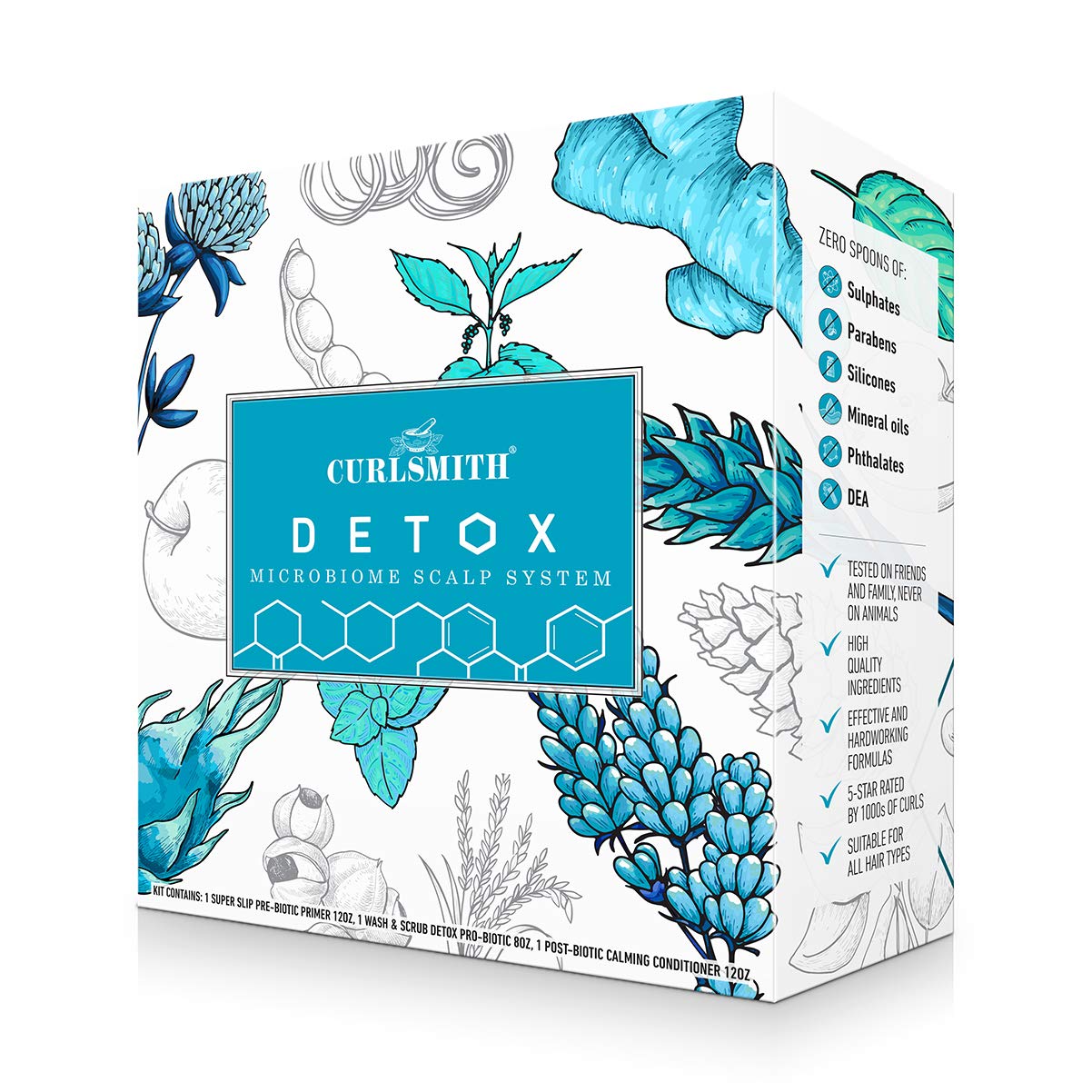 Curlsmith Detox Kit Vegan Microbiome