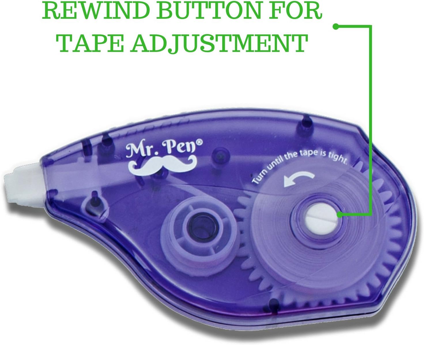 Mr Pen- Correction Tapes, Pack of 7, Correction Tape White Tape, Tape Eraser, White Correction Tape, White Tape, White Out, Wipe Out Tape, Wide Out Tape, Correction Tape Wide, Correction Tape Eraser : Office Products