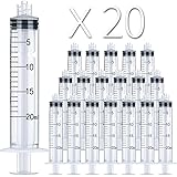20ml Luer Lock Syringe 20-Pack Plastic 20ml