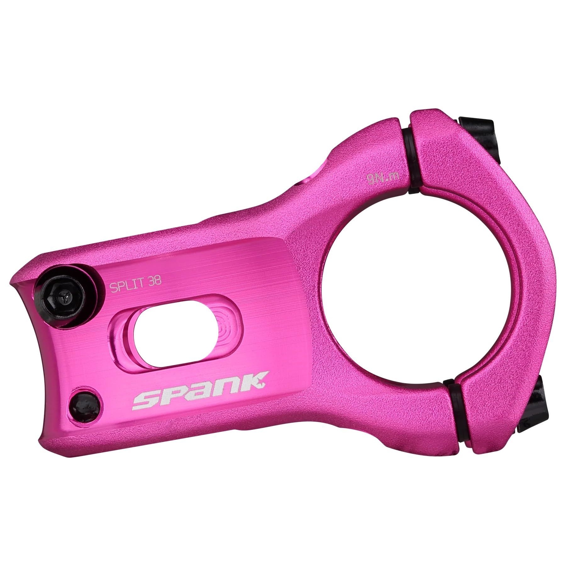 Spank Split Enduro Trail Shotpeen Anodized Mountain Bike Stem (38mm), Universal Fit, Pink