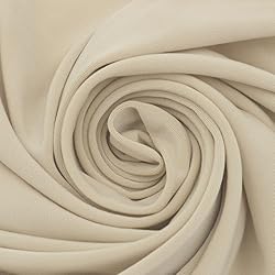 Texco Inc Solid 4-Way Stretch Venezia Polyester