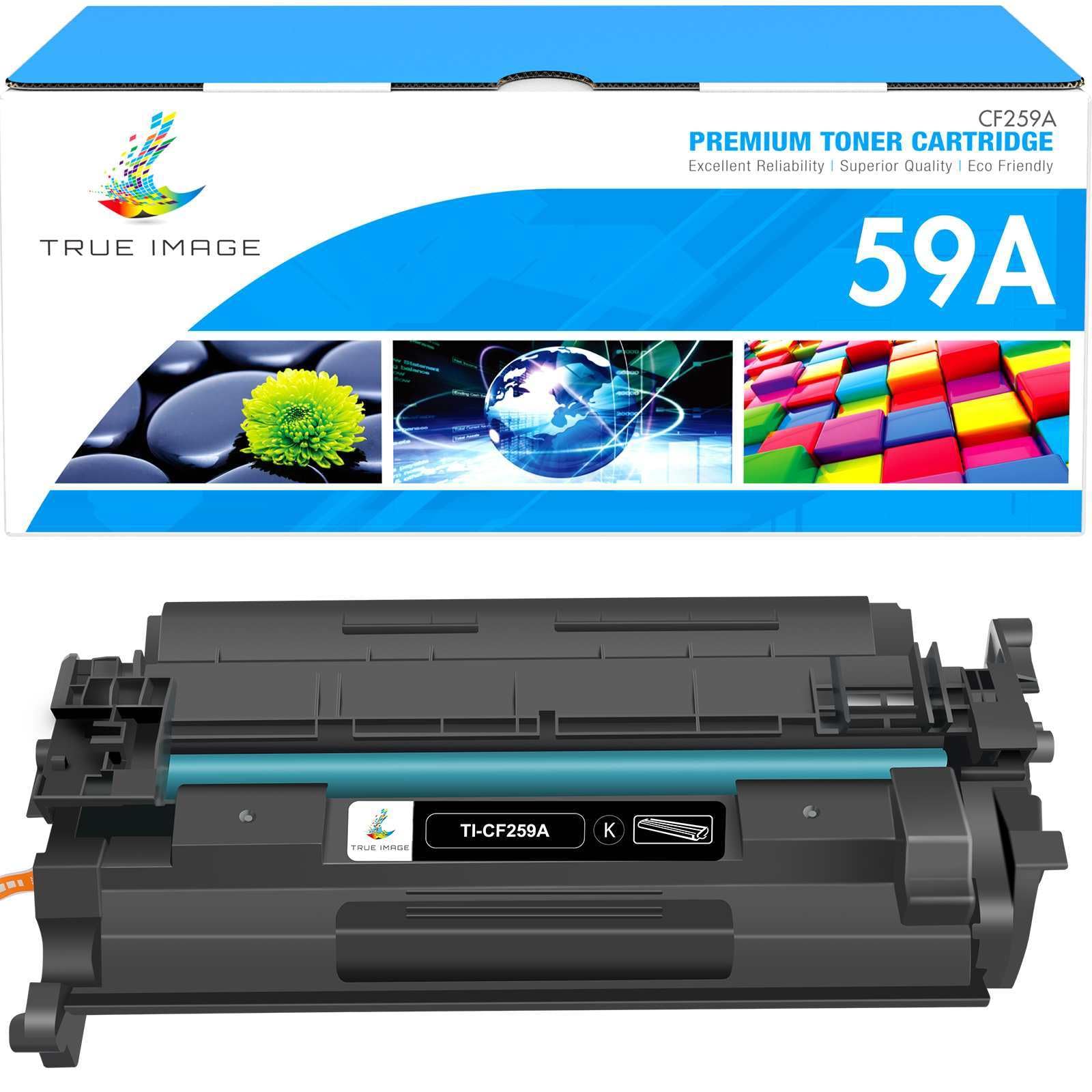 TRUE IMAGE CF259A Toner Cartridge Compatible with HP 59A Laserjet Pro M404dn M404dw MFP M428fdw M428dw M428fdn M404n M304n M304dn M406 M430 M428 M404 M304 59X CF259X (Black, Pack of 1)