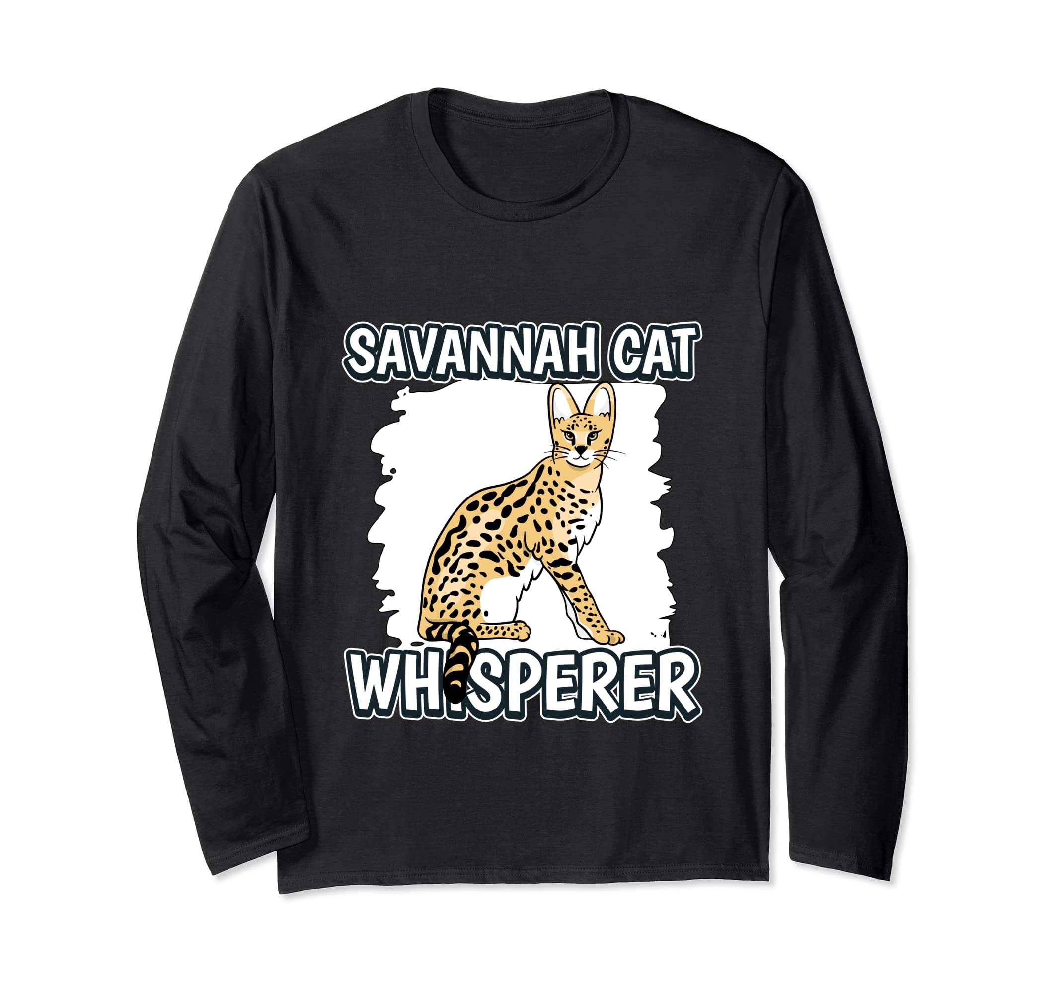 Savannah Cat Whisperer Savannah Cat Long Sleeve T-Shirt