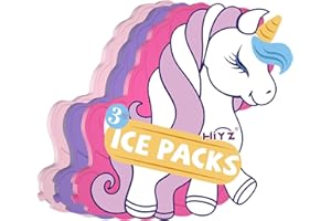 HiYZ Kids Ice Packs,Ice Packs for Lunch Boxes, Slim & Reusable Icepacks Cooler Ideal for School