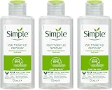 Simple Kind to Skin Eye Make-Up Remover for Sensitive Skin 3 x 125ml view 1