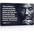 BEKUGART NC Kobe Bryant Quotes-Great Things Come from Hard Work- 8 x 10 -Motivational Basketball Metal Sign Print Poster. Home-Office-Locker Room-Gym Décor. Perfect Wall Art to Inspire Perseverance.