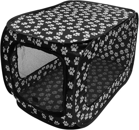 ULTECHNOVO Dog Crate Soft Fabric Dog Crate Pet Tent Rectangle