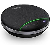 Yealink SP92 USB Speakerphone Bluetooth Conference Speakers and Microphone Teams Certified Full-Duplex Noise Reduction 360° Audio Pickup for Small Meeting Room (NO DONGLE)