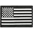 Tactical USA Flag Patch - Black & White