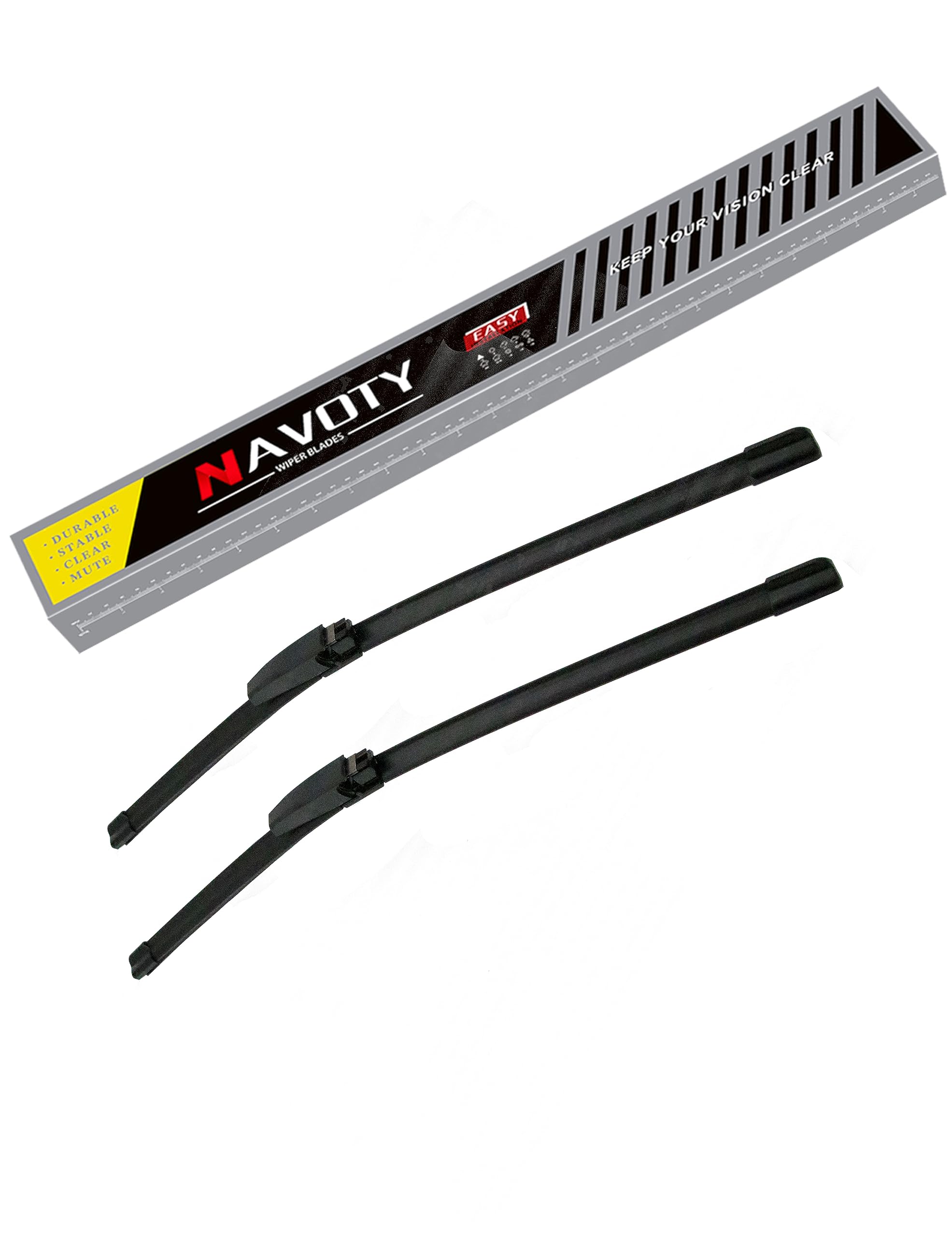 Photo 1 of 2 Factory Wiper Blades Replacement for Mercedes- C300 2008-2014/ E550 2010-2014 /E350 2011-2014 Original Equipment Windshield Wiper Blades Set - 24"+24" (Set of 2)