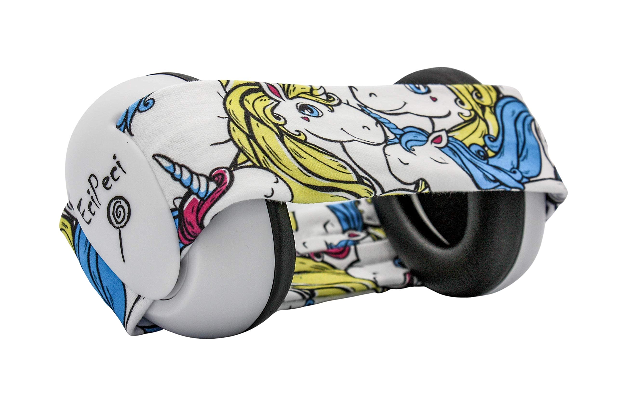 EciPeci Ear Defenders for Children, Noise Cancelling Comfortable Ear Muffs for Babies and Toddlers, with Soft and Lighweight Design, Perfect for Sensitive Baby Heads, Unicorns — image 1