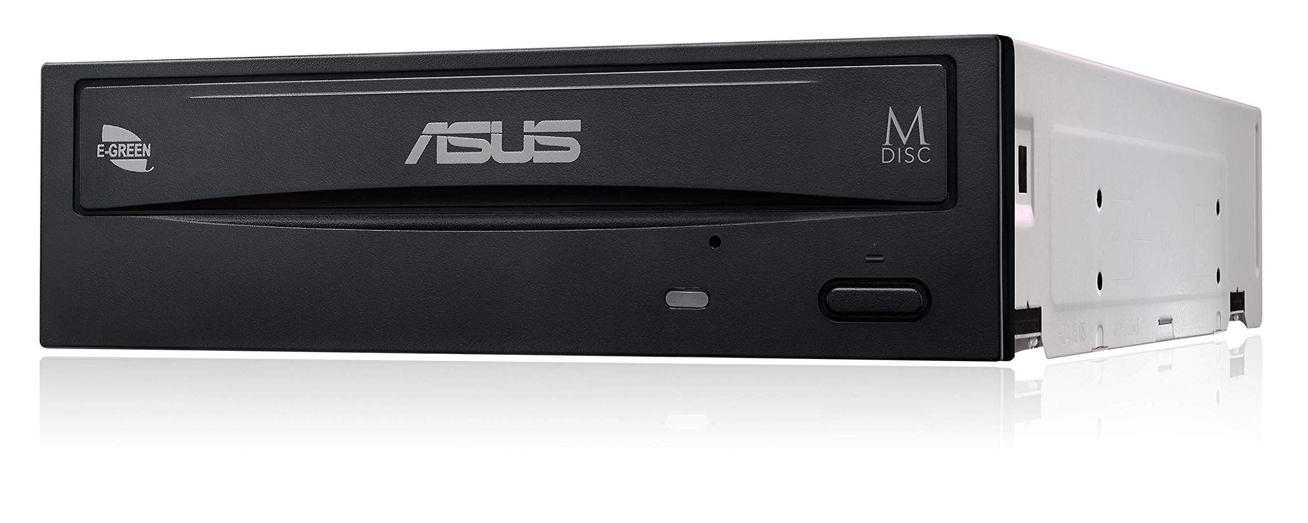 ASUS DRW-24D5MT 24X DVD writer, M-DISC support, Disc Encryption, Unlimited Webstorage(12 months), NERO Backitup, E-Green, E-Media, Black