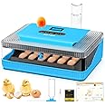 25 Egg Incubator Digital Poultry Hatcher Machine with Automatic Egg Turning, incubators for hatching eggs, Temperature & Humidity Control, LED Screen, General Purpose Incubator(Transparent)