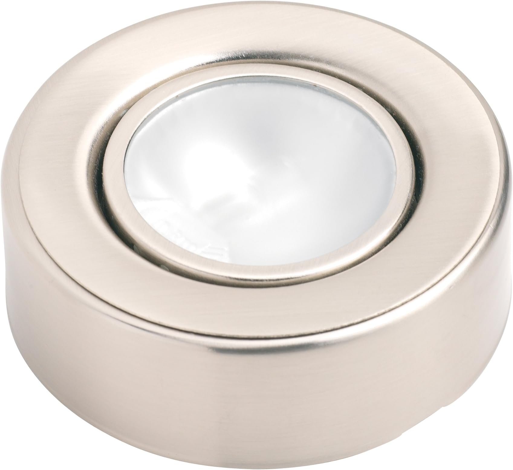 Wattlite 2 Pack Low Voltage Surface Mounted Cabinet Downlights, Includes 20W G4 Lightbulbs and Transformer with ,,,