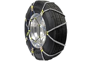 SCC ZT881 Super Z Heavy Duty Truck Single Tire Traction Chain - Set of 2