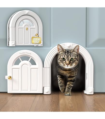 Door Prop The Kitty Pass Interior Cat Door Hidden Litter Box Pet
