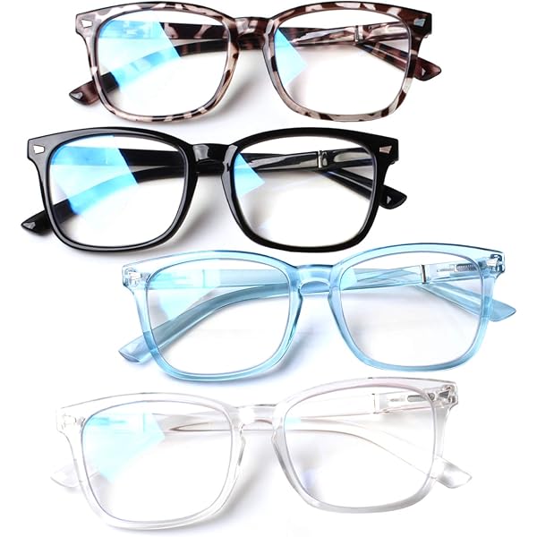 Lunettes De Lecture Pour Femme EyeOrion - Grands Verres Carrés, Charnières à Ressort, étui Et Chiffon Inclus - Taille Universelle