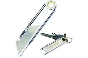Screwpop Ron's Utility Pocket Knife 3.0 for Keychain and Carabiner with Magtrak Technology Stainless Steel