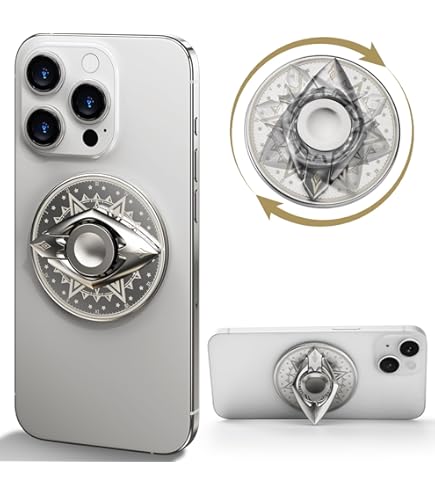 Soporte De Anillo Magnético Para Smartphone Con Placa De Metal Black