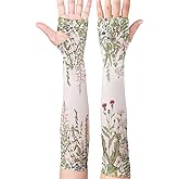 KIEMTR Gardening Sleeves,Sun Protection Arm Cooling Sleeves for Gardening,Thorn Proof Sleeves to Cover Arms for Women Men