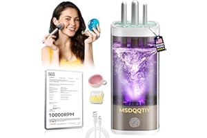 3.0 Upgrade Makeup Brush Cleaner Machine【Industry NO.1-12x Cleaning Power】【SGS Certified - 0 Dust】 electric makeup brush clea