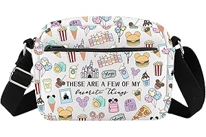 FOTAP Fairytale Fans Crossbody Bag Vacation Trip Gift Mouse Ice Cream Messenger Bag Magic Kingd*m Gift Snacks Lover Gift