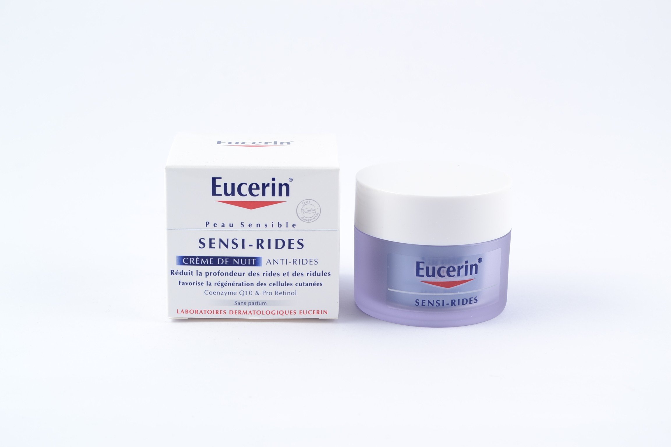 Eucerin Sensi-Rides Night Cream Reduces the depth of wrinkles, firms the skin 50 ml