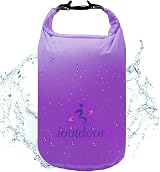 ioutdoor Waterproof Dry Bag 5L Purple Lightweight Compression Sack Kayaking
