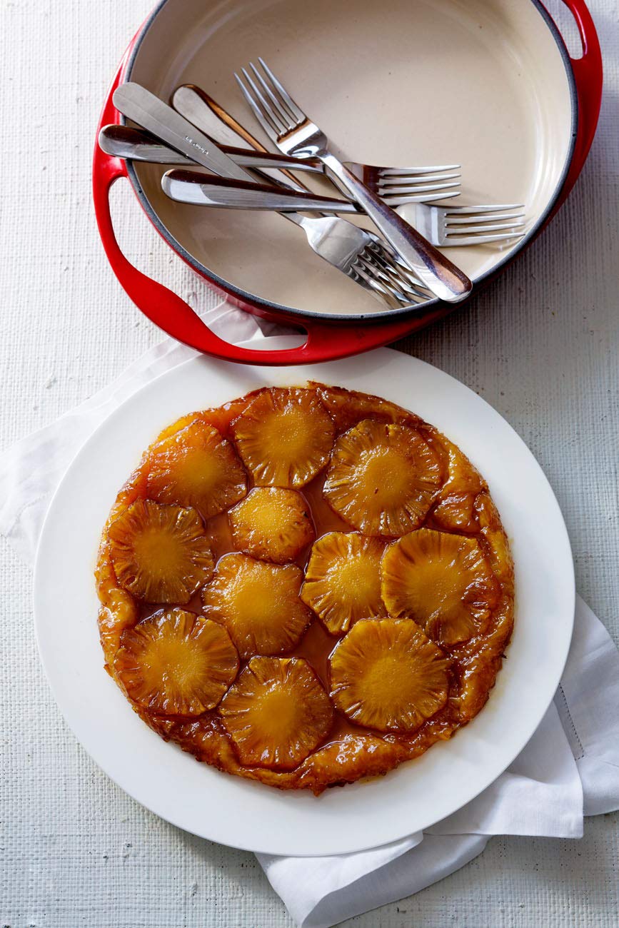 LE CREUSET Bandeja Tarta TATIN, Hierro Fundido, Cereza, 25 cm: Amazon.es: Hogar