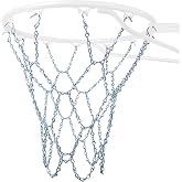 Cannon Sports Heavy Duty Metal Chain Basketball Net | 19-Inch Length, Rust-Resistant, All-Weather Construction, Fits Standard 12-Loop Rims, Indoor &amp; Outdoor Use, Net Only