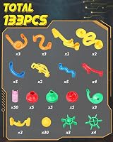 E-SMARTER Marble Run 133p Educational STEM Building Blocks Toy view 2