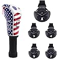 Craftsman Golf Stars and Stripes American USA US Flag Wood Headcover Head Cover for Scotty Cameron Taylormade Odyssey Fairway Wood
