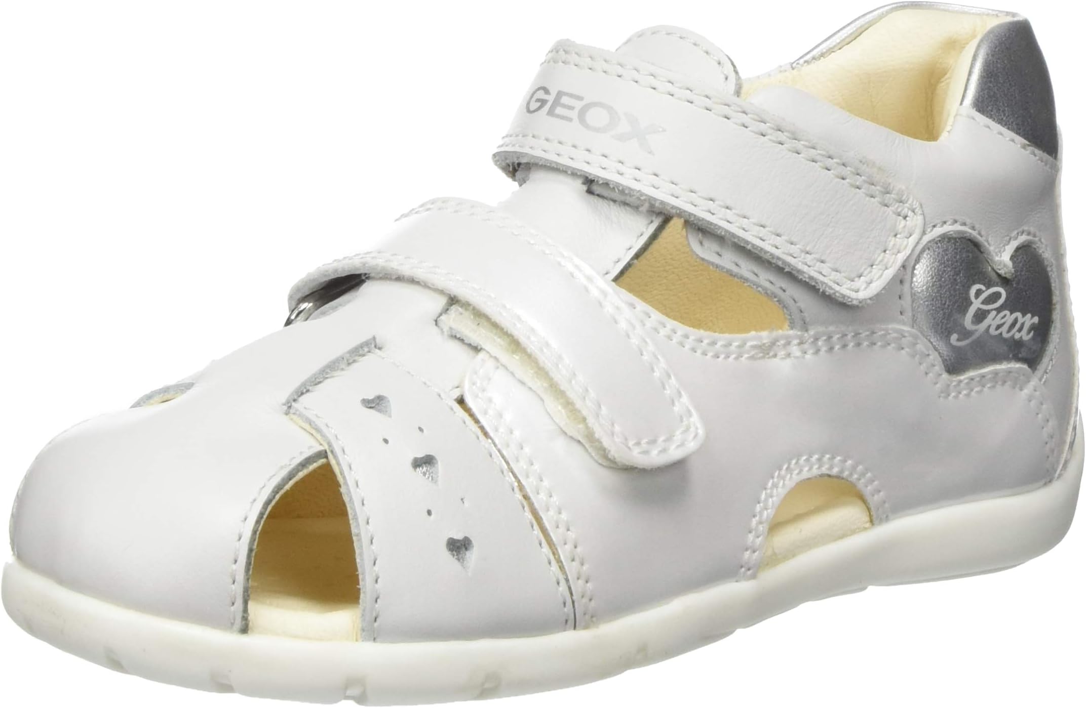 Baby Girl's Kaytan Girl 53 (Infant/Toddler) White/Silver