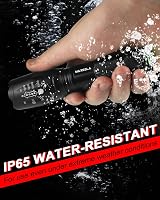 Maxesla LED Torch Battery Powered Zoomable 5 Modes Tactical Flashlight view 4
