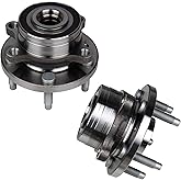 KUSATEC 512460 Front/Rear Wheel Bearing and Hub Assembly 2Pcs Compatible with for Ford Explorer 2011-2018, for Ford Police Interceptor Utility 2013-2018, 5 Lug w/ABS
