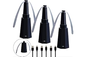 PATIOSIR 3PCS Fly Fans for Table, Retractable Food Fan for Indoor Outdoor Meals, Food Spinning Fan for Picnic，Restaurant，Party