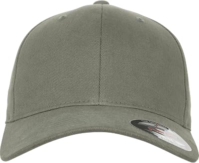 Gorra de Sarga cepillada Unisex, Verde Pino, S-M