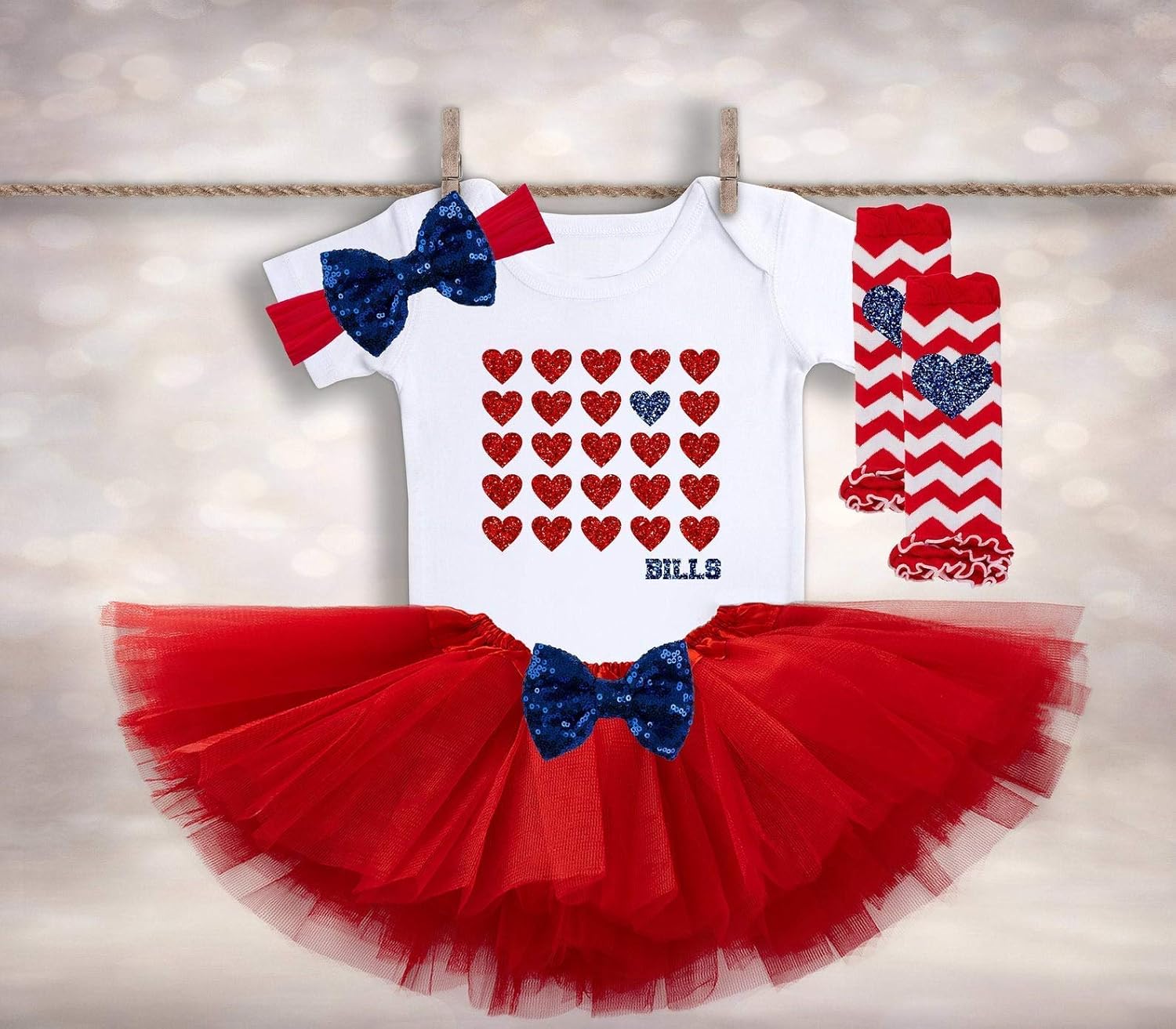 baby girl football outfit