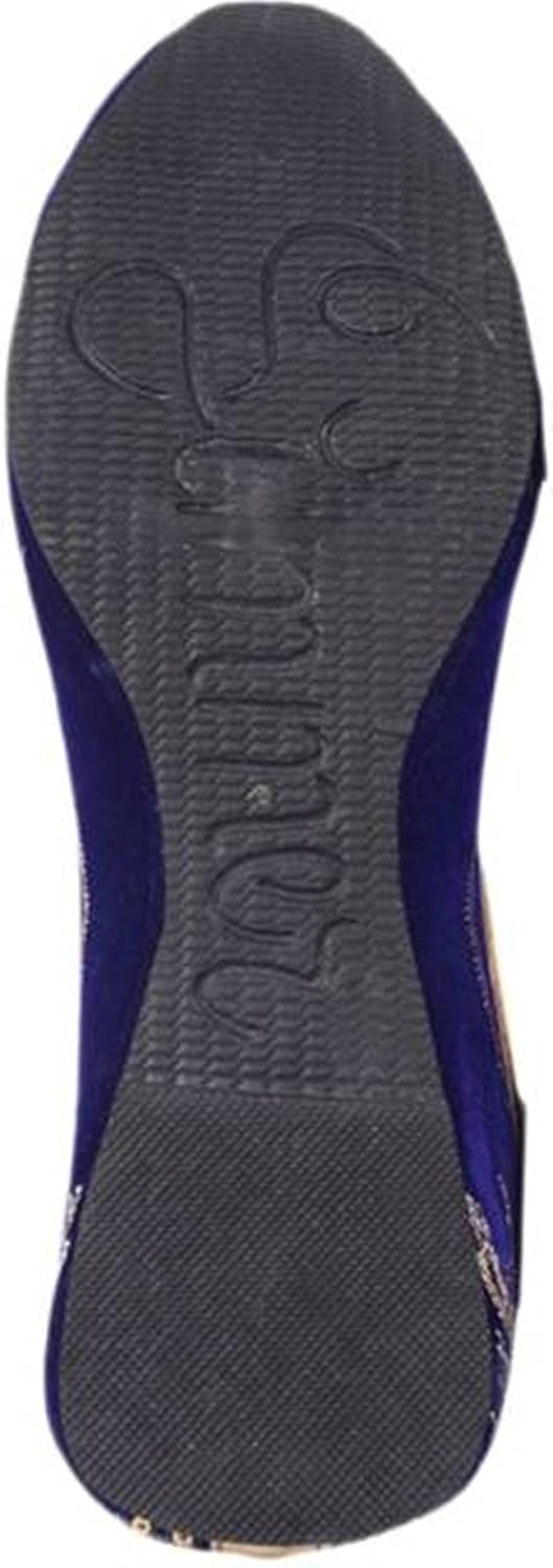 red choice collection blue designer women's bellies or juti